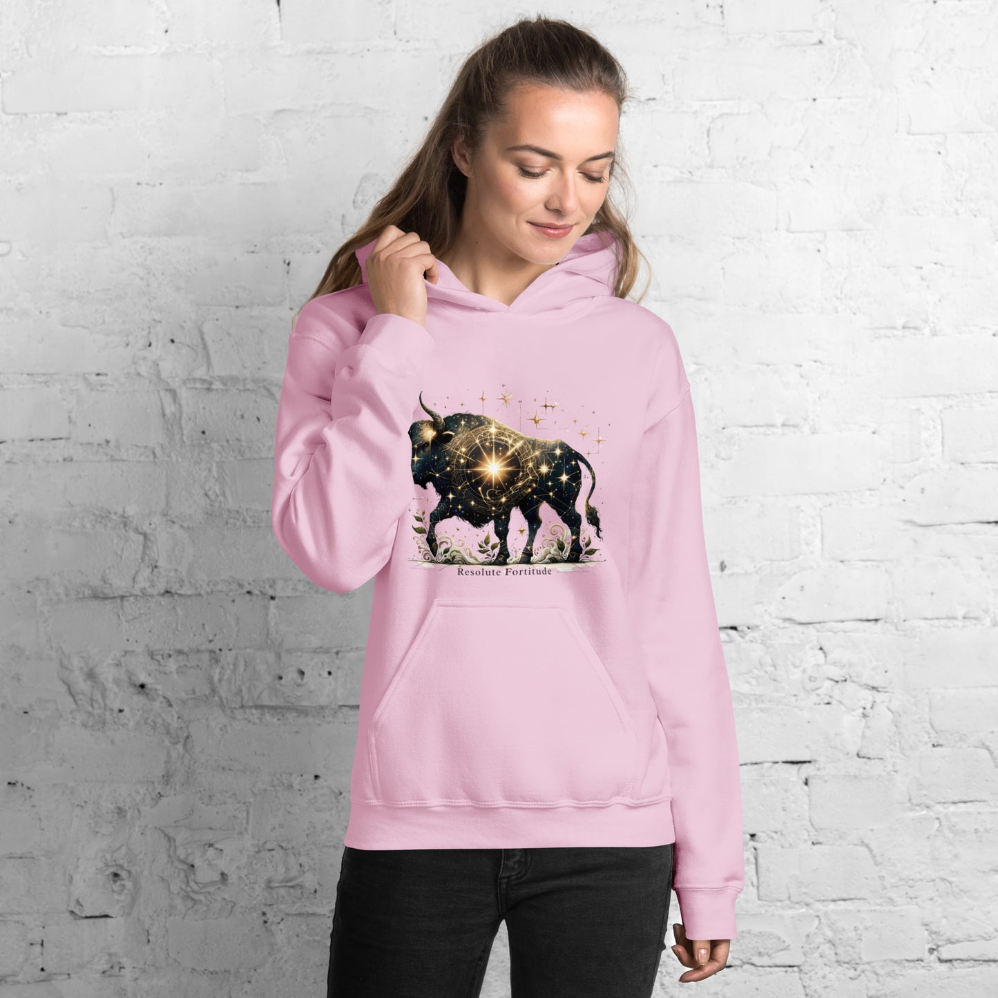 Unisex Celestial Taurus Hoodie - Cosmic Strength