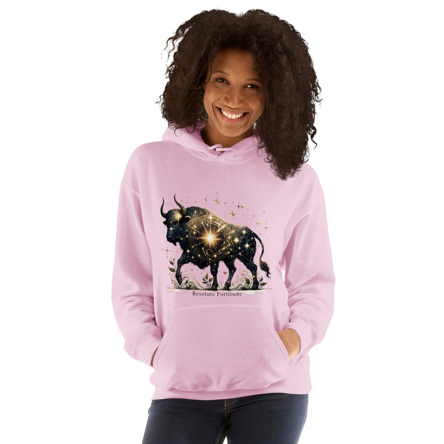 Unisex Celestial Taurus Hoodie - Cosmic Strength