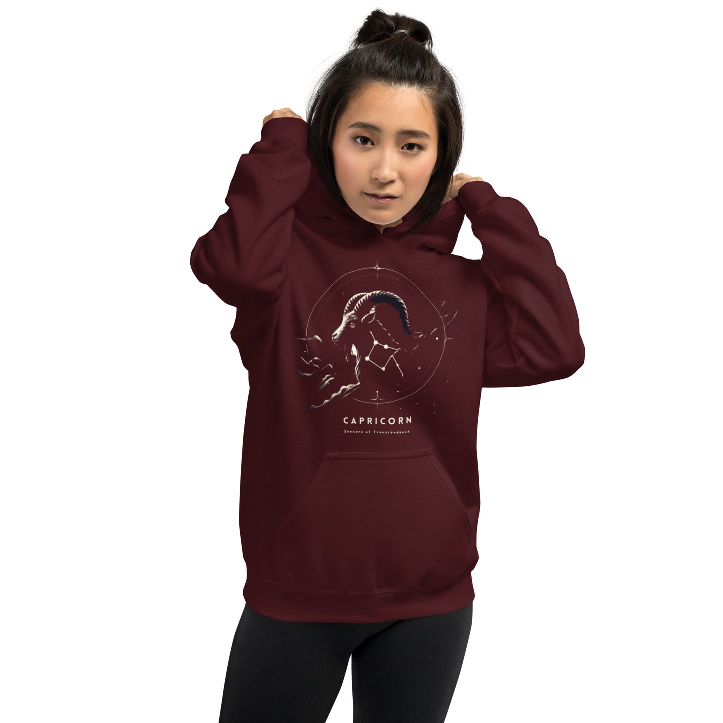 Unisex Starry Capricorn Sweater - Seeker's Silhouette