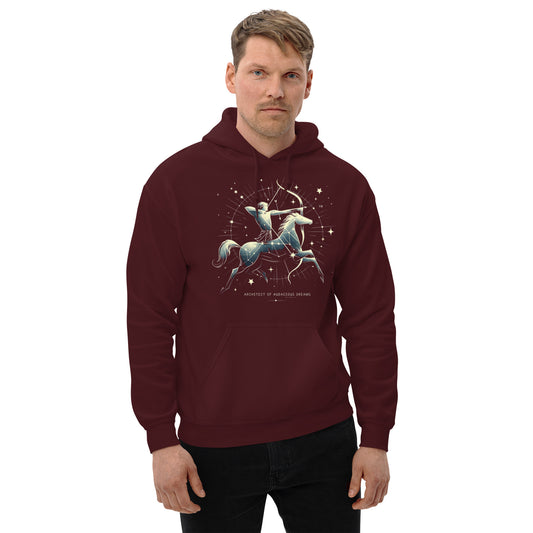 Unisex Ambitious Dreamer Sagittarius Sweatshirt - Adventurous Spirit Emblazoned