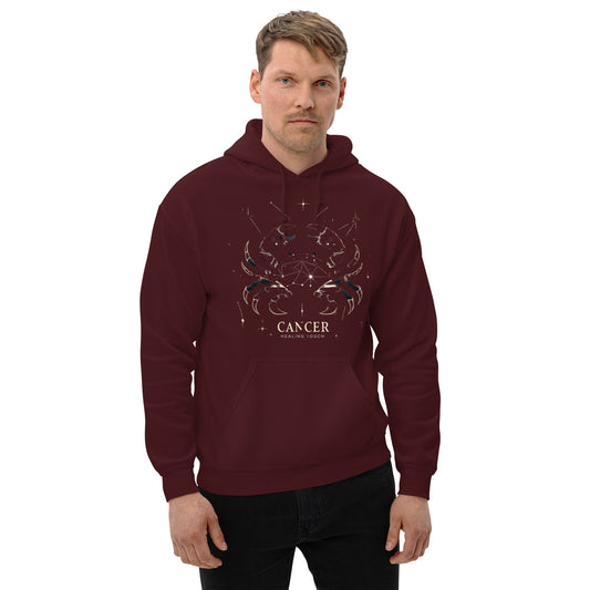 Unisex Midnight Crab Hoodie – A Cozy Embrace from Cancer