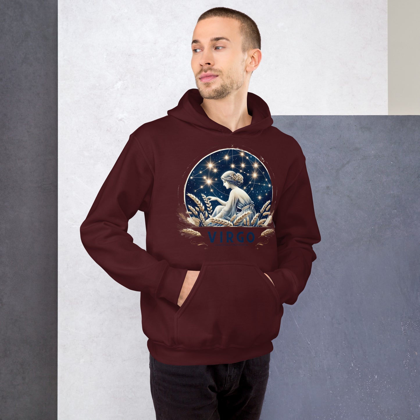 Unisex Virgo Harvest Moon Hoodie – A Tribute to Diligent Souls