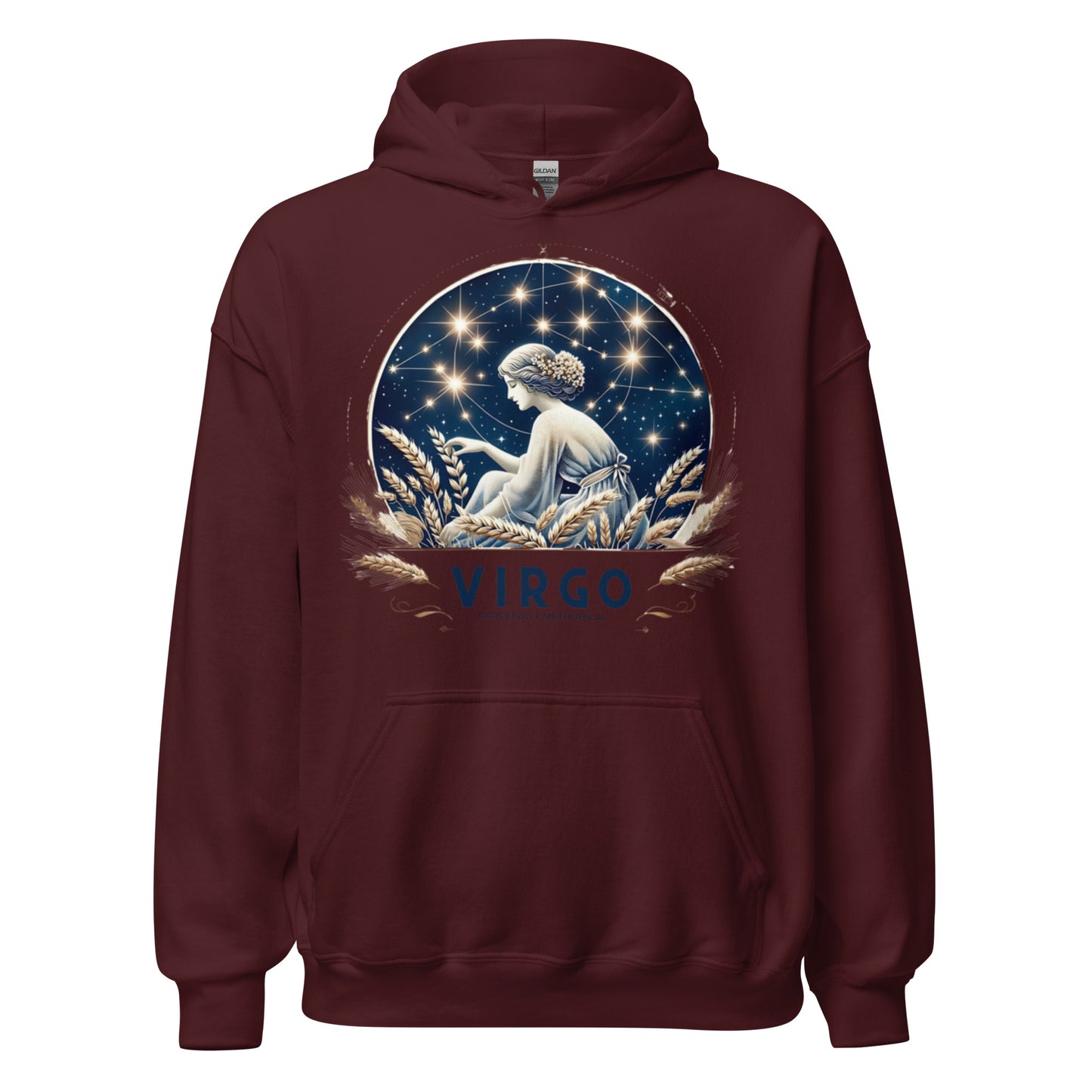 Unisex Virgo Harvest Moon Hoodie – A Tribute to Diligent Souls