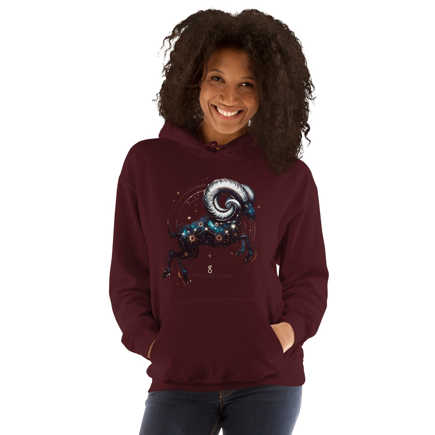 Unisex Aries Zodiac Hoodie - Embodiment of Audacious Spirit