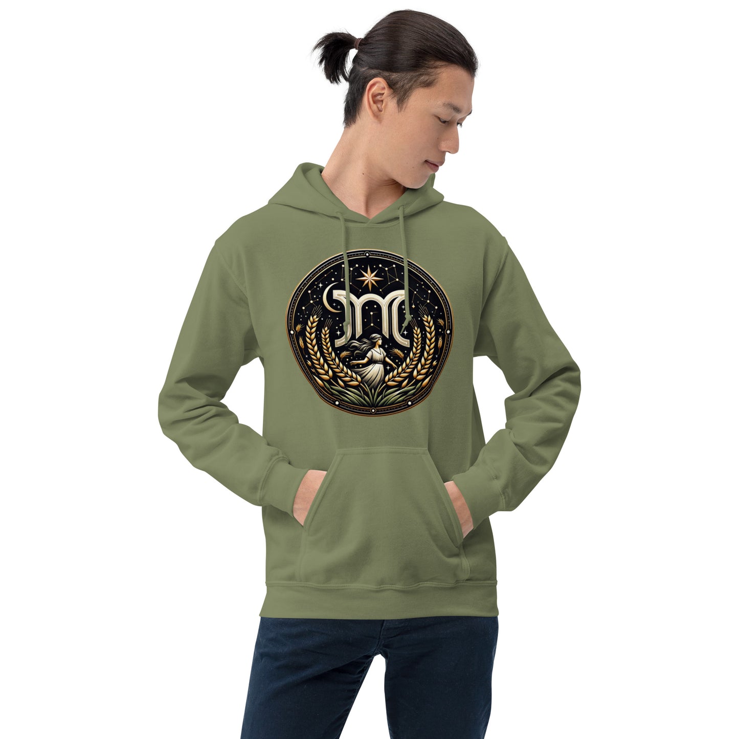 Unisex Virgo Starry Wisdom Crewneck – Embrace Your Inner Sage