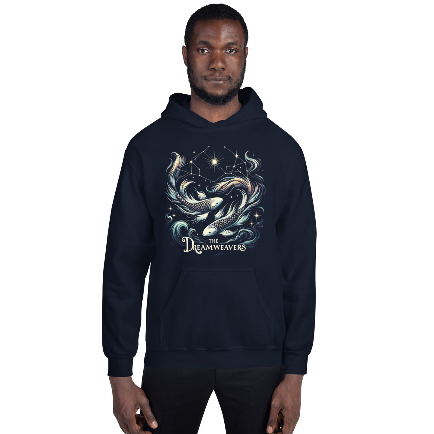 Unisex Mystical Pisces Hoodie - The Dreamweavers' Embrace