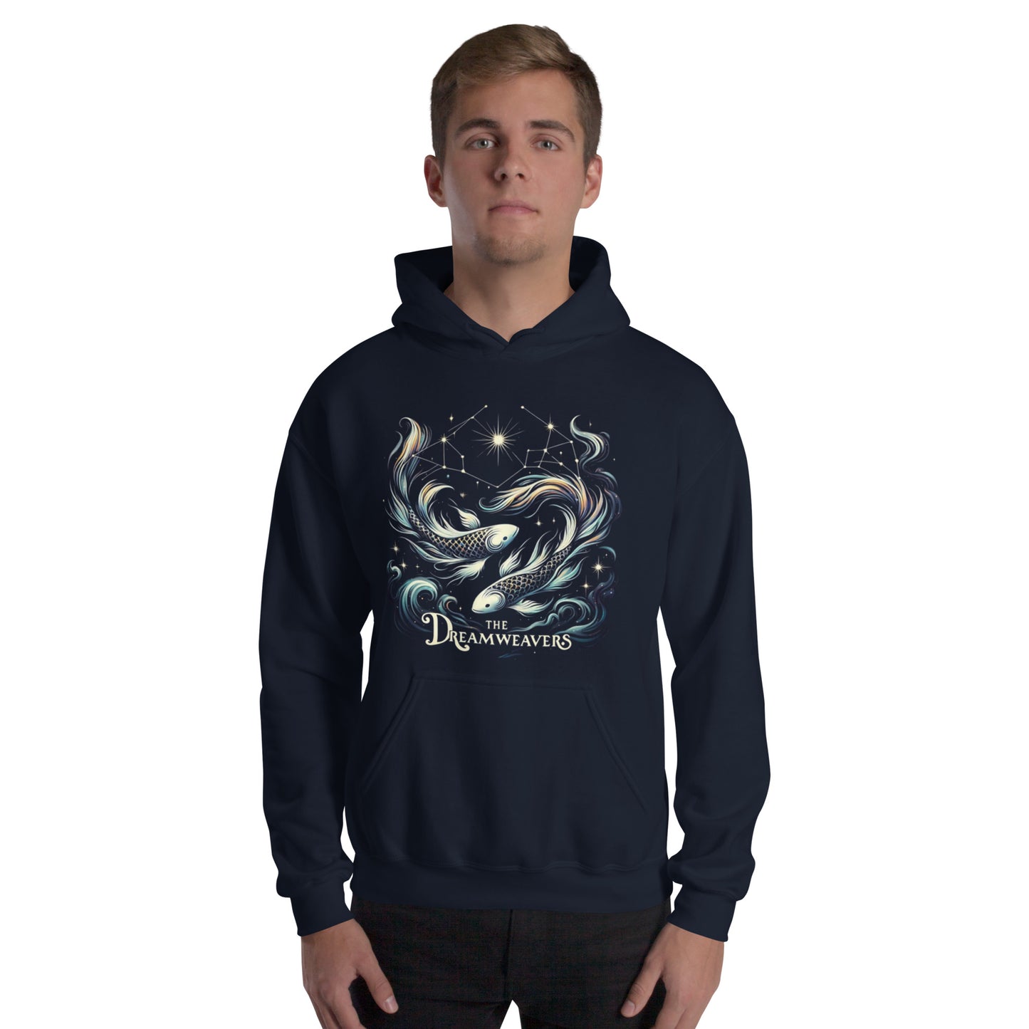 Unisex Mystical Pisces Hoodie - The Dreamweavers' Embrace