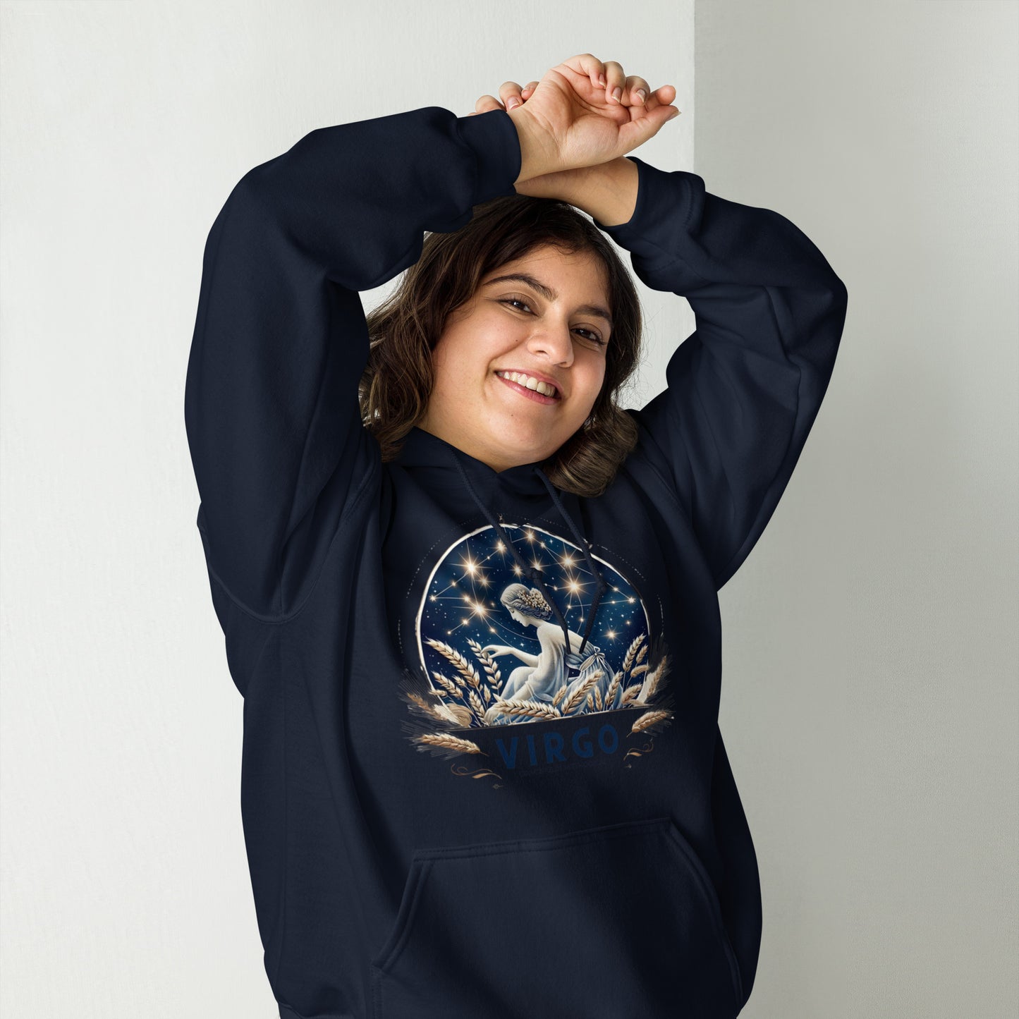 Unisex Virgo Harvest Moon Hoodie – A Tribute to Diligent Souls