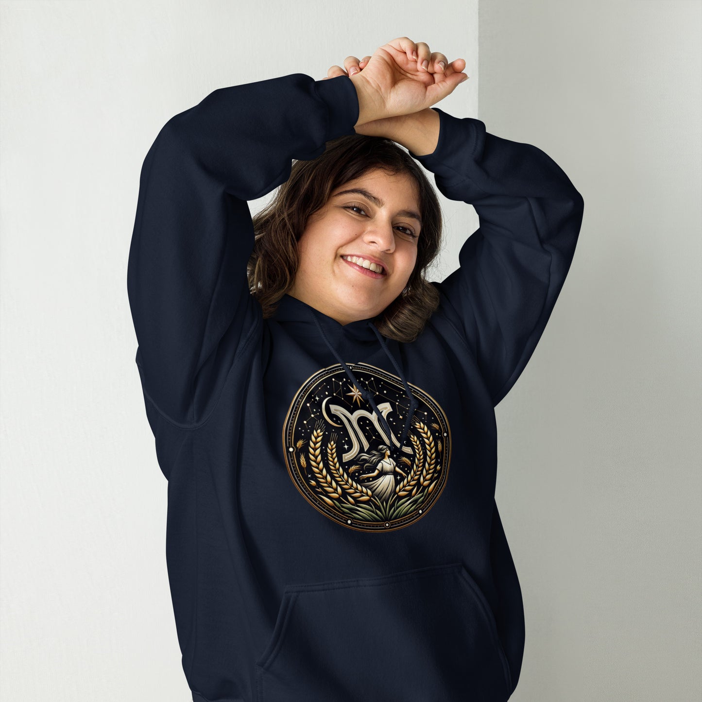 Unisex Virgo Starry Wisdom Crewneck – Embrace Your Inner Sage