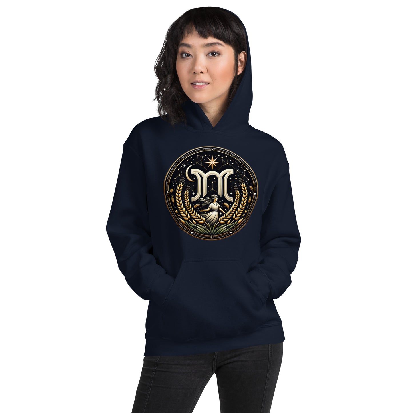 Unisex Virgo Starry Wisdom Crewneck – Embrace Your Inner Sage