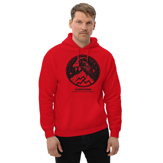 Unisex Capricorn Dance of Elements Hoodie - Embrace the Mountain Spirit