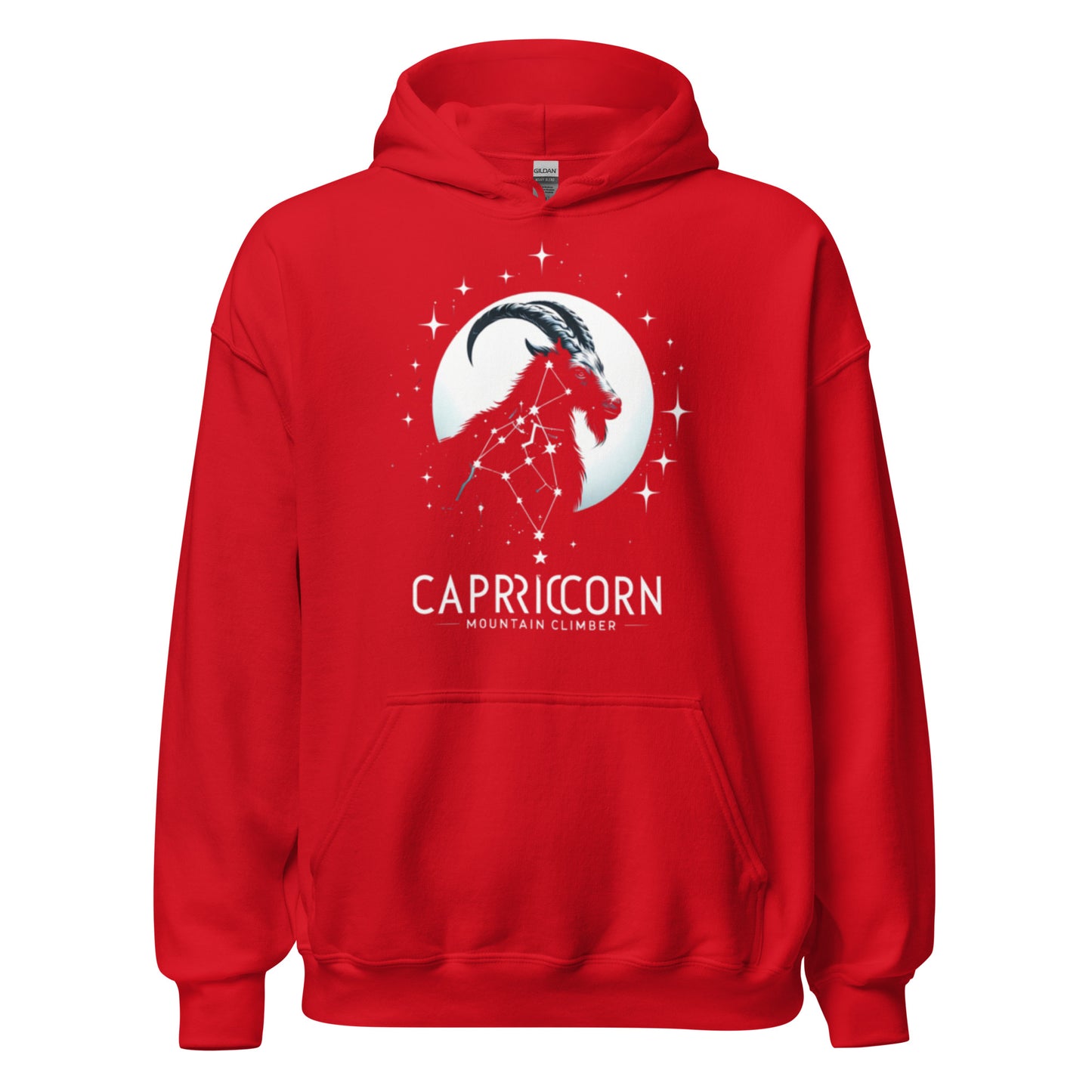 Unisex Capricorn Moonlit Hoodie - Cosmic Climb