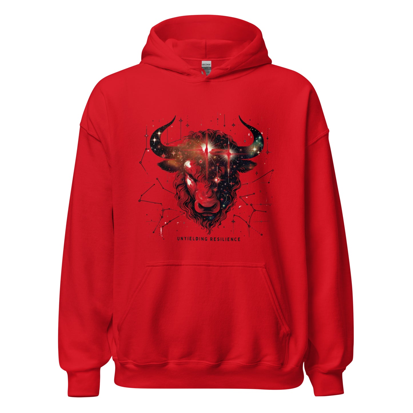 Unisex Taurus Tenacious Strength Hoodie - Unyielding Comfort for the Determined