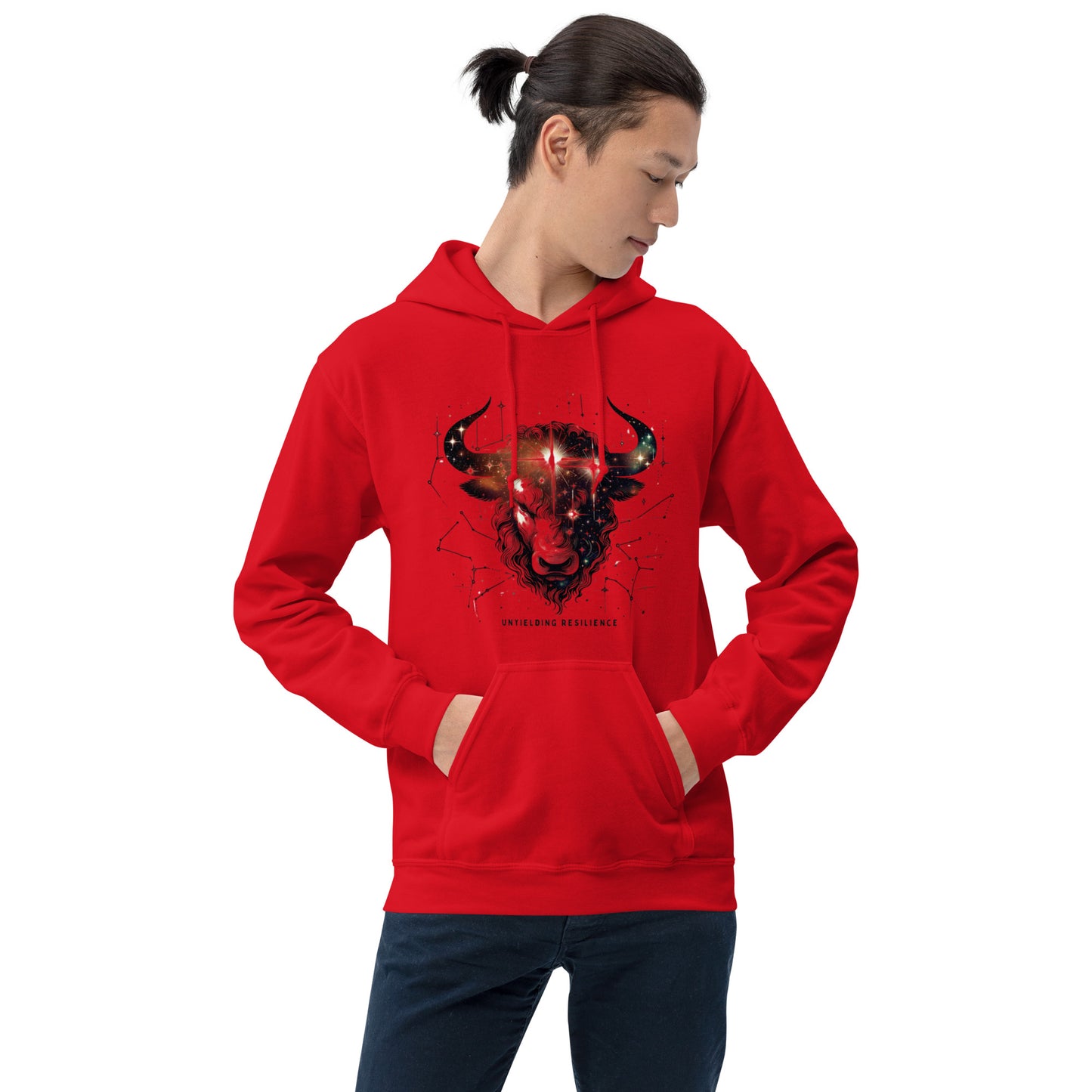 Unisex Taurus Tenacious Strength Hoodie - Unyielding Comfort for the Determined