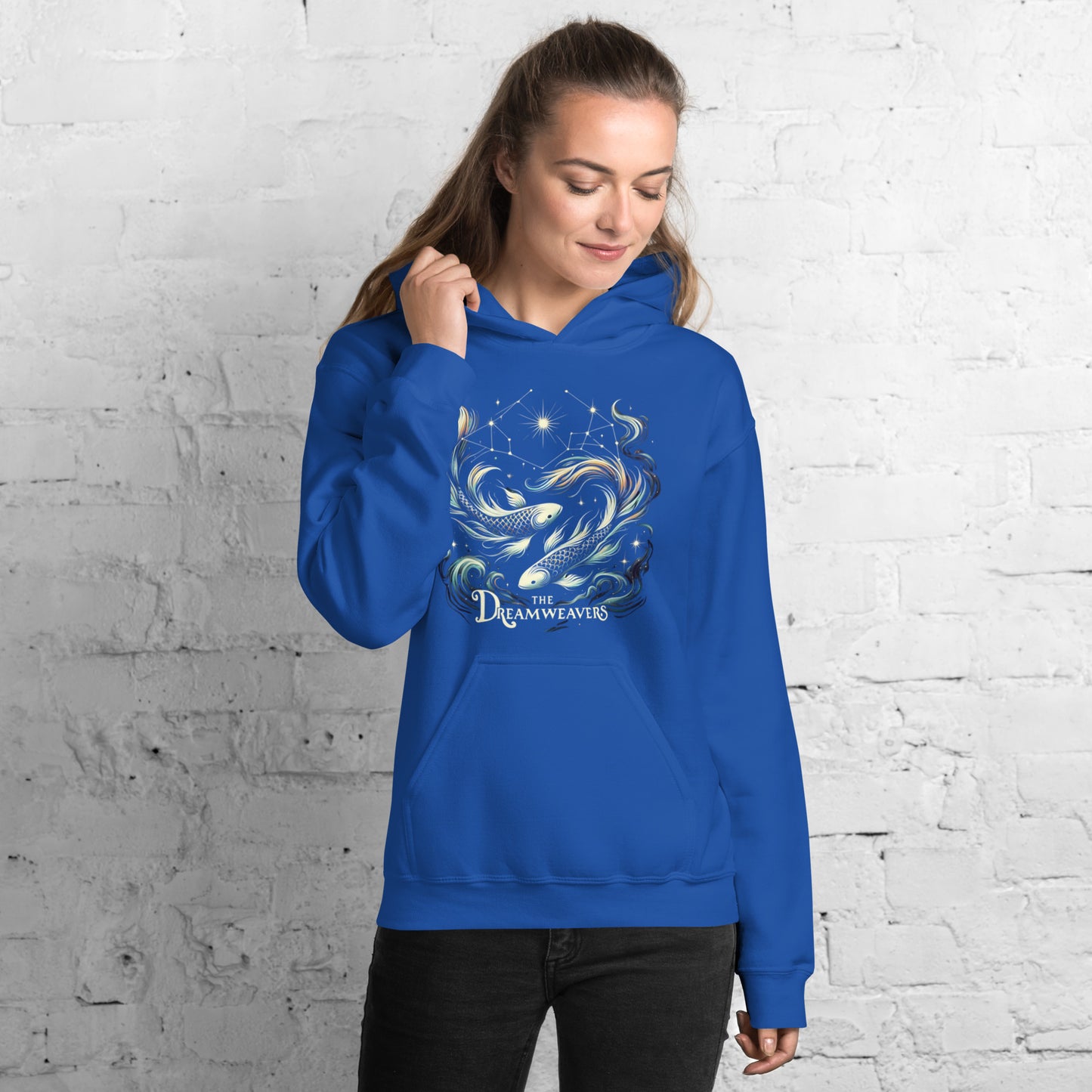 Unisex Mystical Pisces Hoodie - The Dreamweavers' Embrace