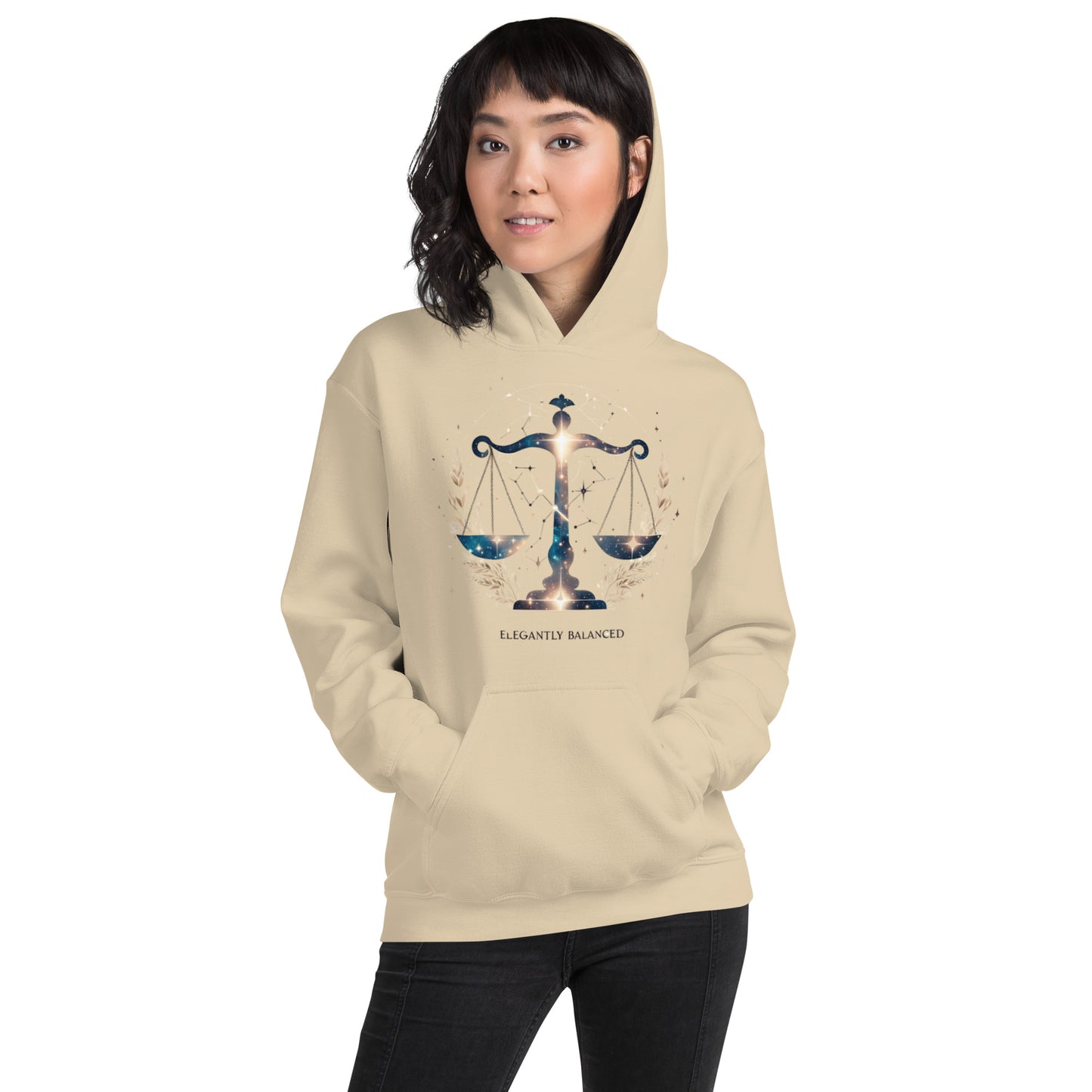 Unisex Libra Hoodie - Balance and Beauty in Harmony