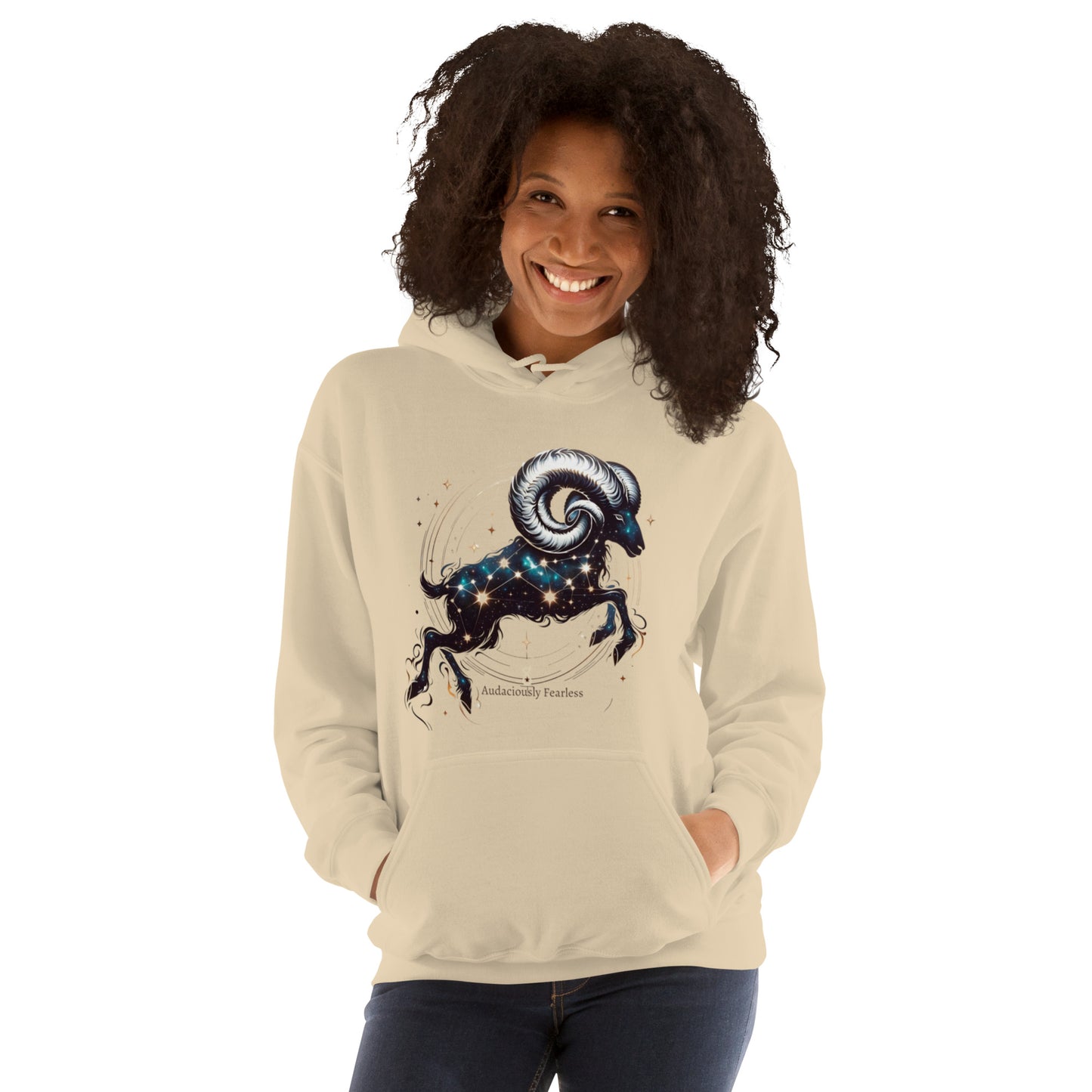 Unisex Aries Zodiac Hoodie - Embodiment of Audacious Spirit