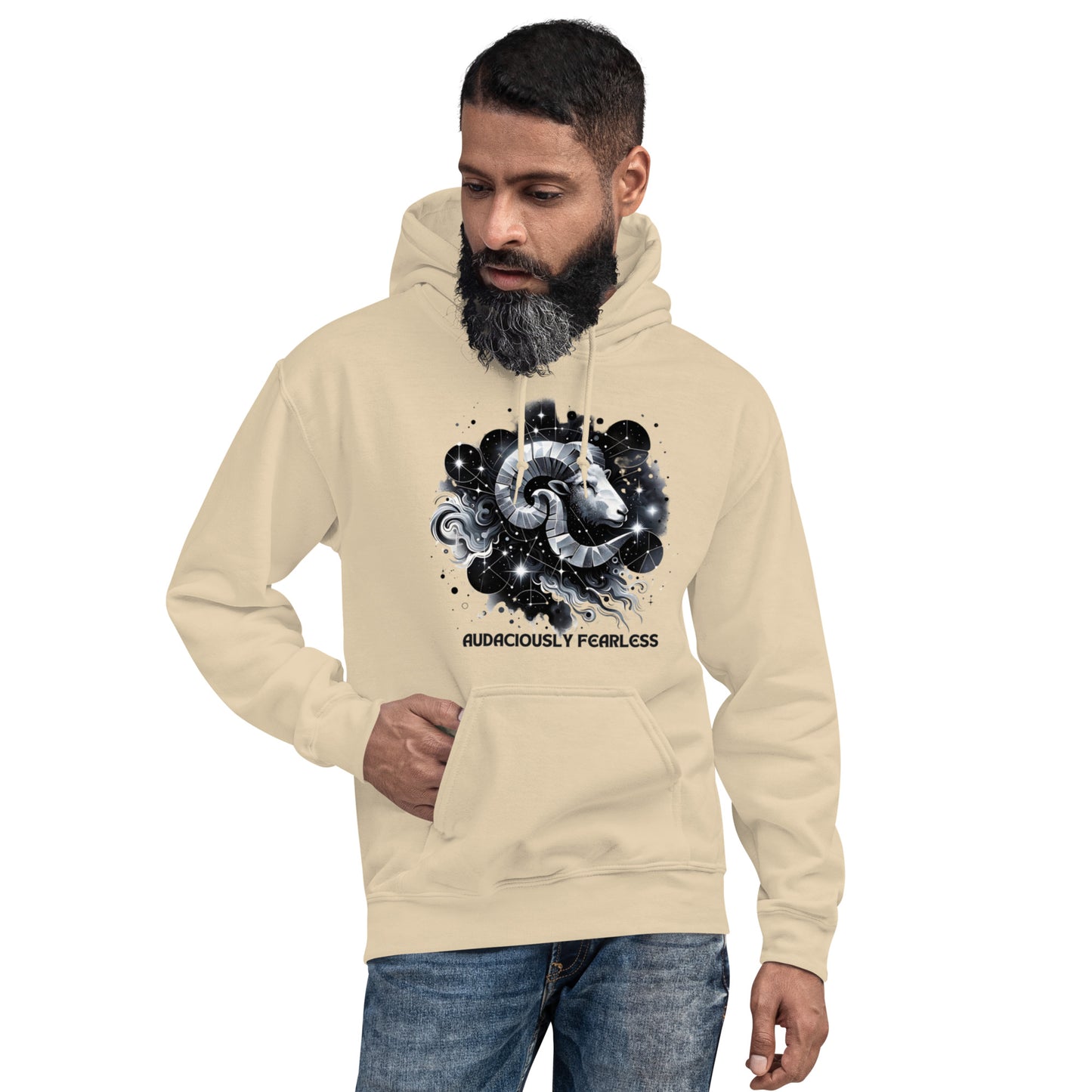 Unisex Audaciously Fearless Aries Hoodie - A Tribute to the Valiant