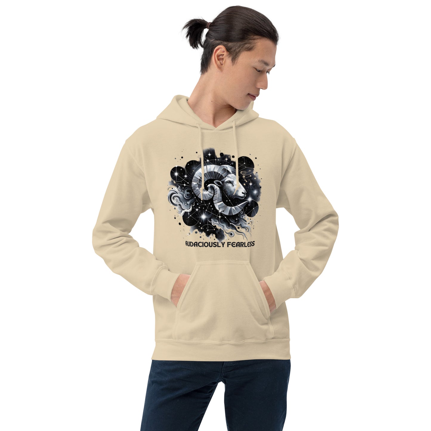 Unisex Audaciously Fearless Aries Hoodie - A Tribute to the Valiant