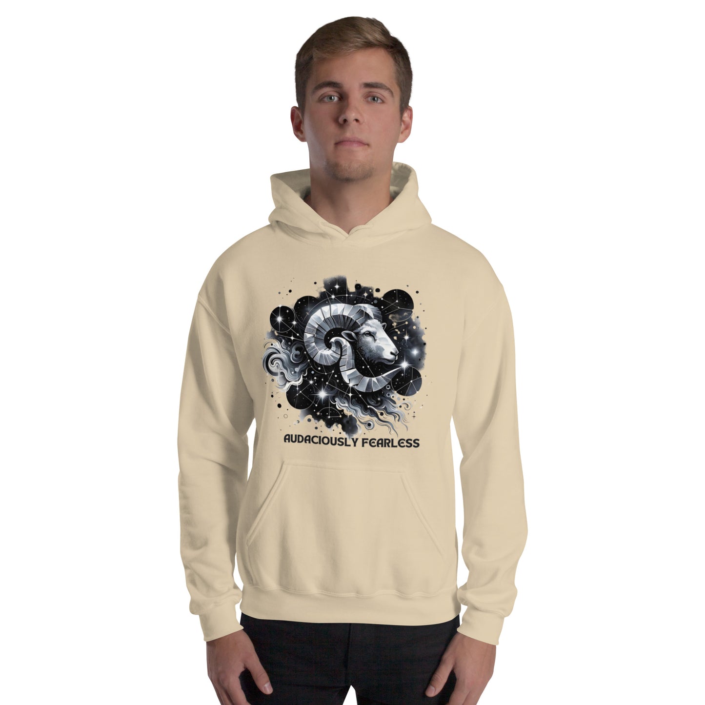 Unisex Audaciously Fearless Aries Hoodie - A Tribute to the Valiant