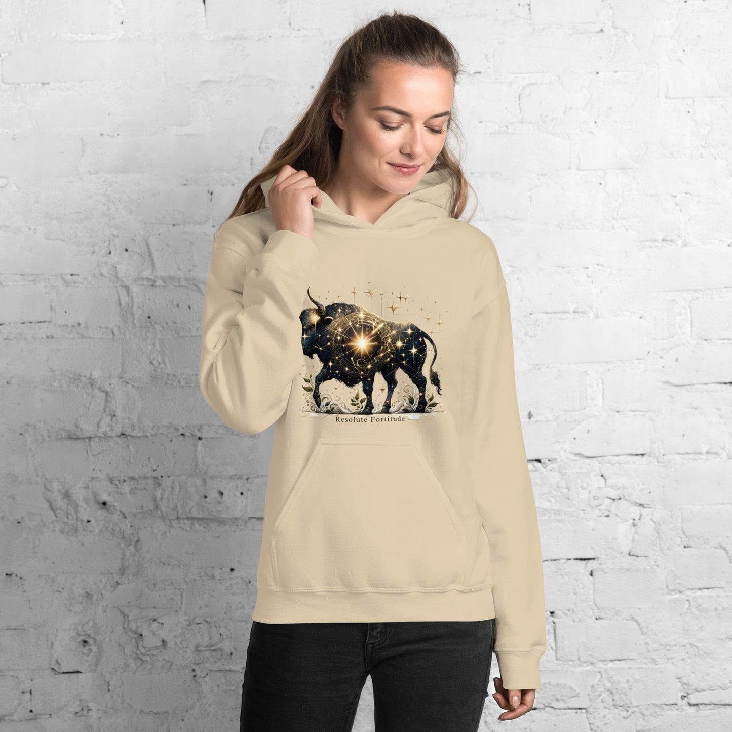 Unisex Celestial Taurus Hoodie - Cosmic Strength