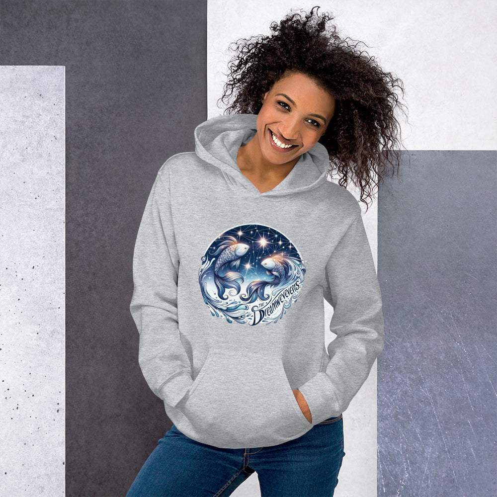 Unisex Mystic Pisces Dreamweaver Hoodie - A Celestial Embrace