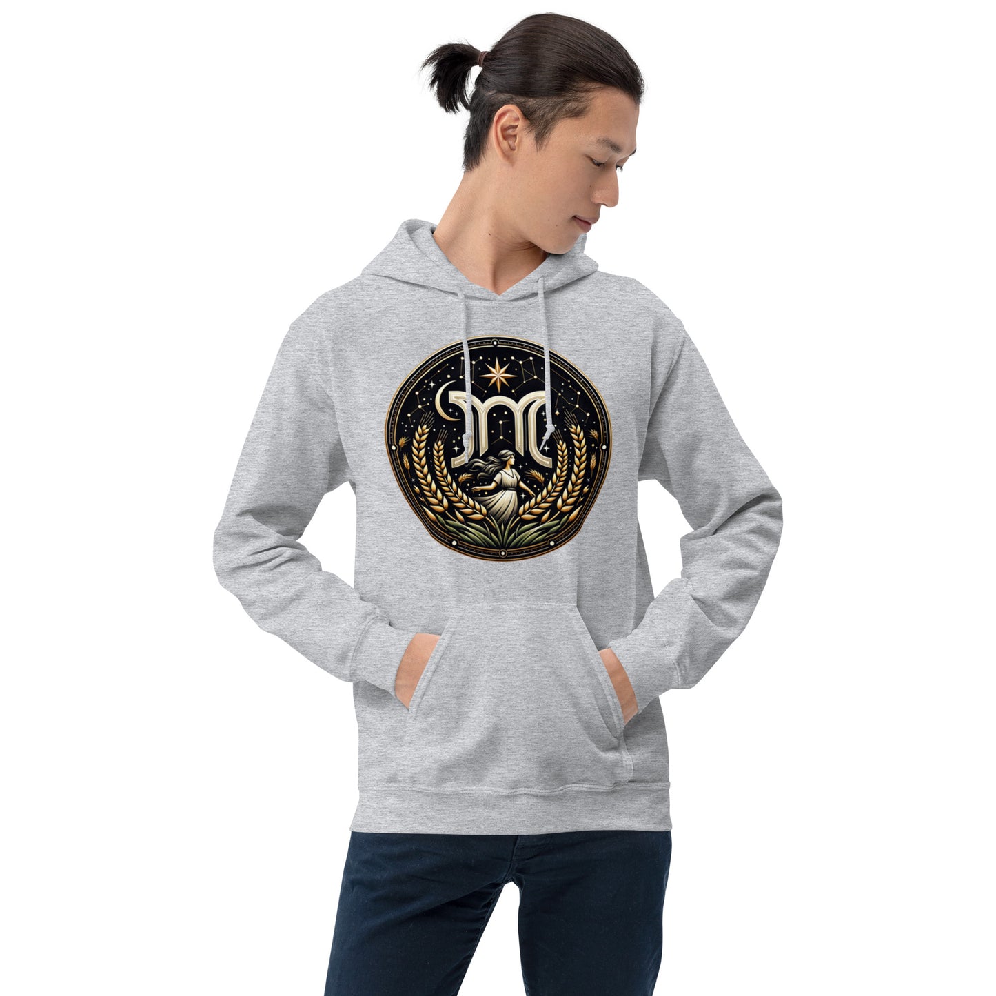 Unisex Virgo Starry Wisdom Crewneck – Embrace Your Inner Sage