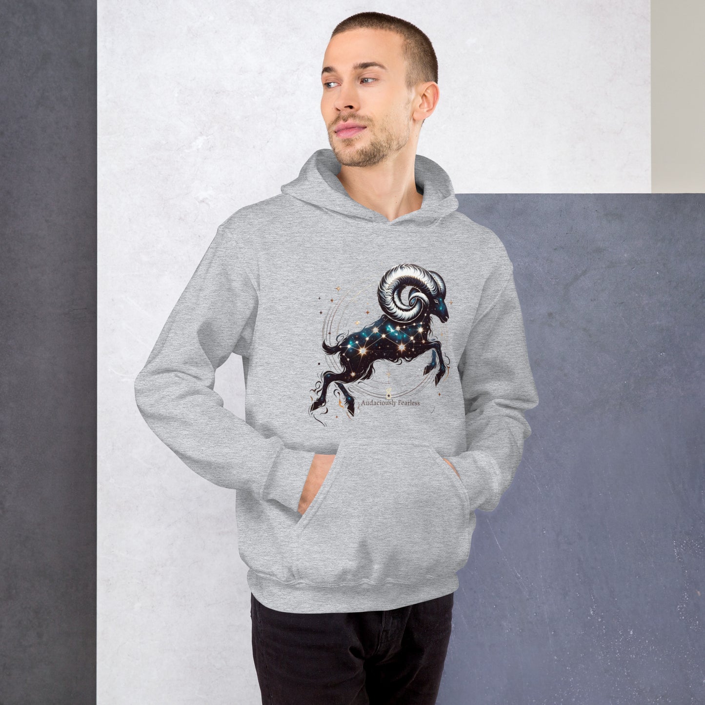 Unisex Aries Zodiac Hoodie - Embodiment of Audacious Spirit