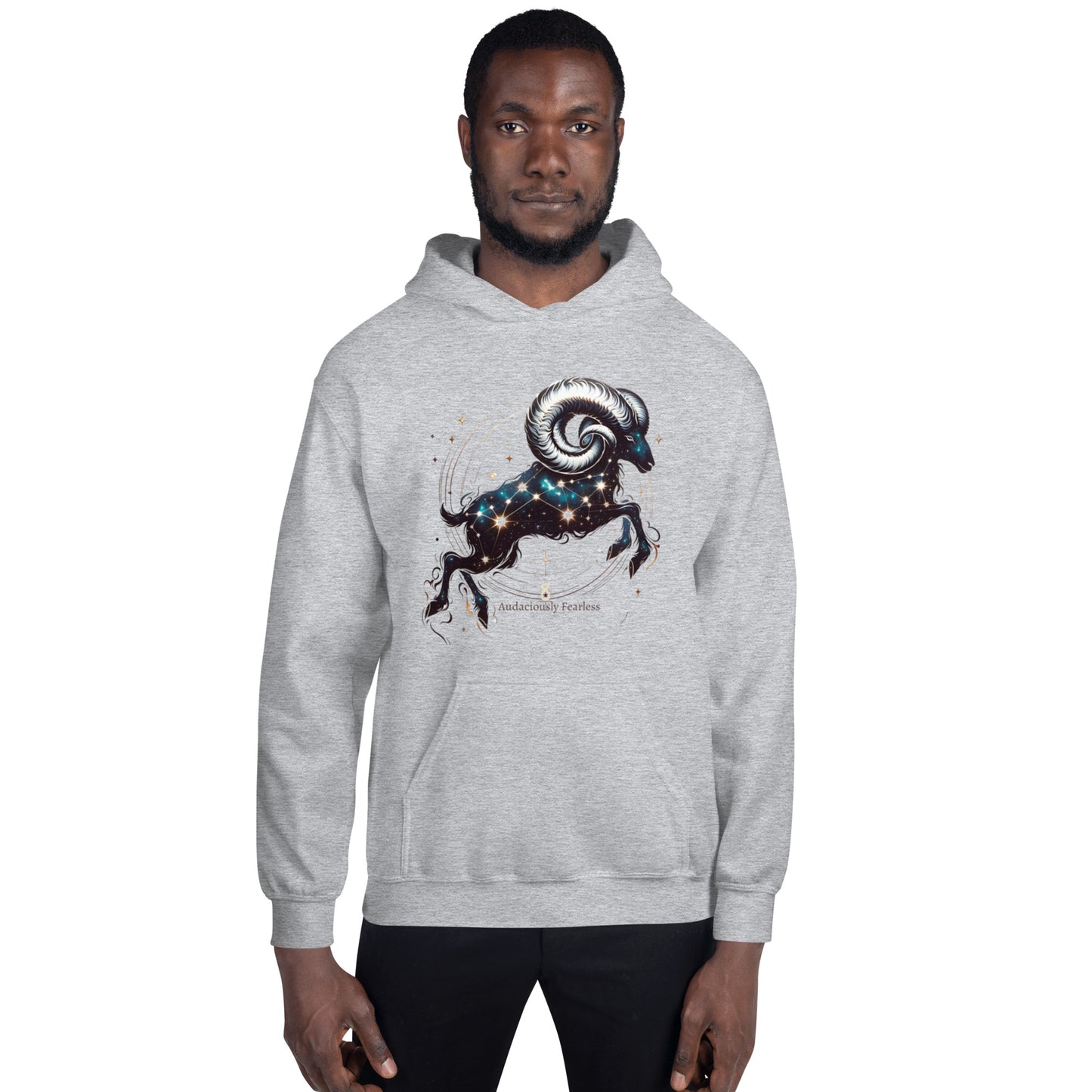 Unisex Aries Zodiac Hoodie - Embodiment of Audacious Spirit