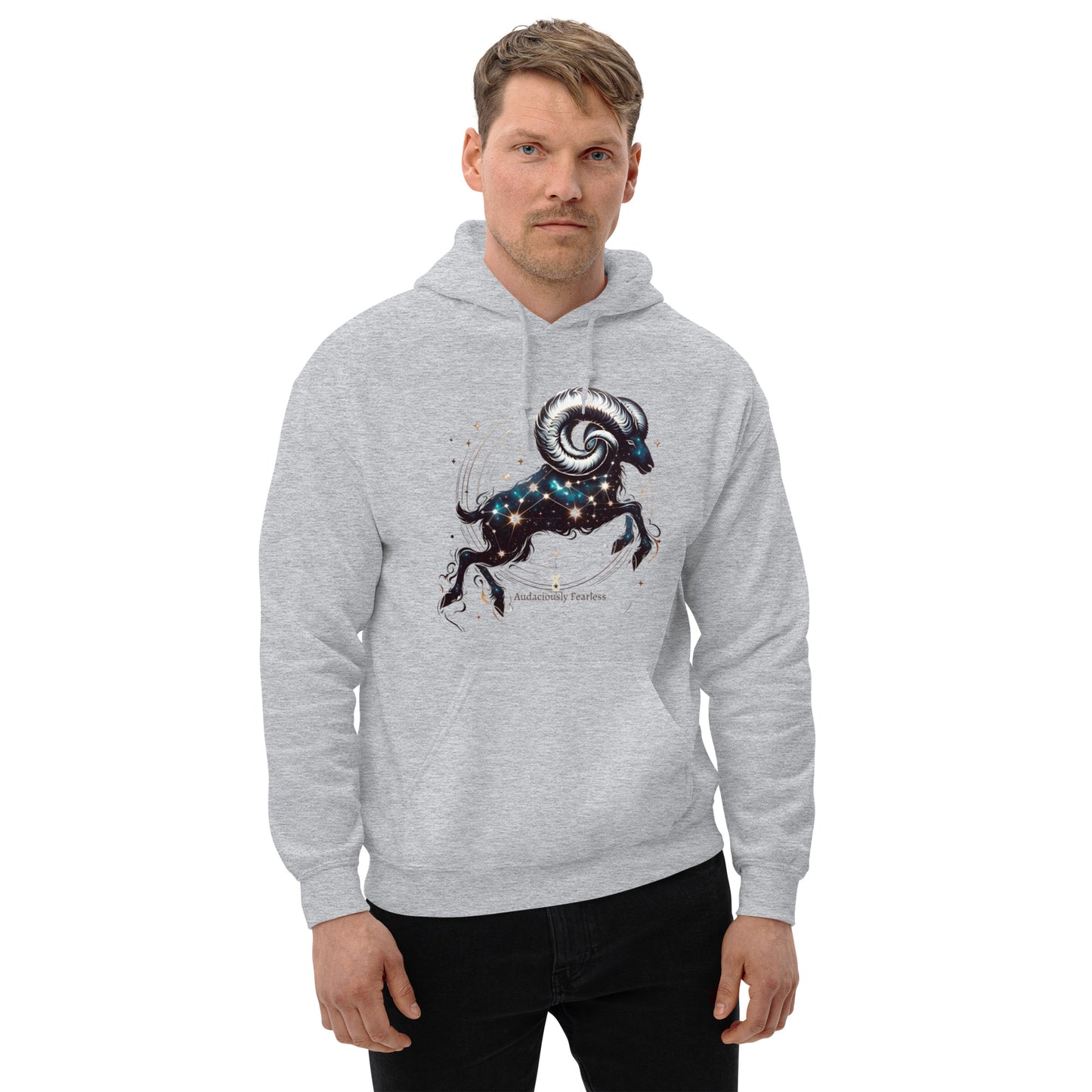 Unisex Aries Zodiac Hoodie - Embodiment of Audacious Spirit