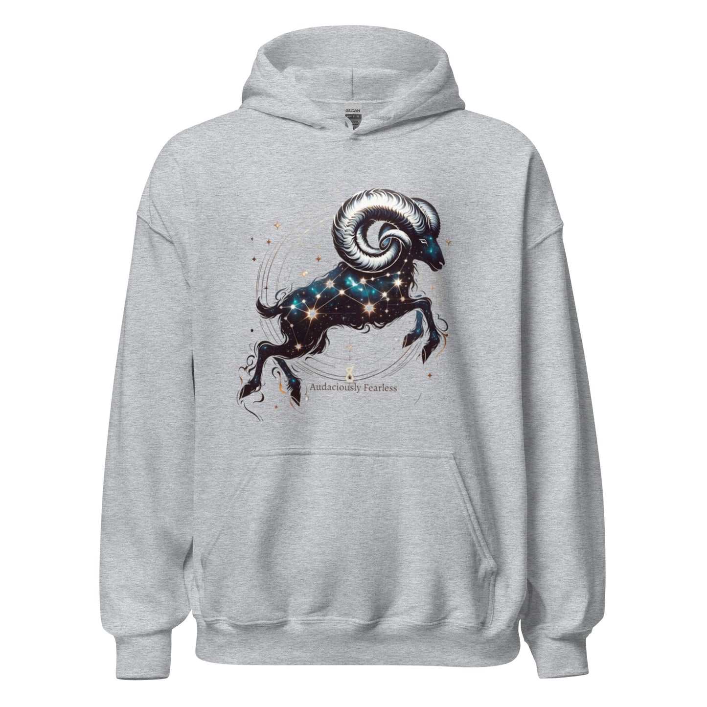 Unisex Aries Zodiac Hoodie - Embodiment of Audacious Spirit