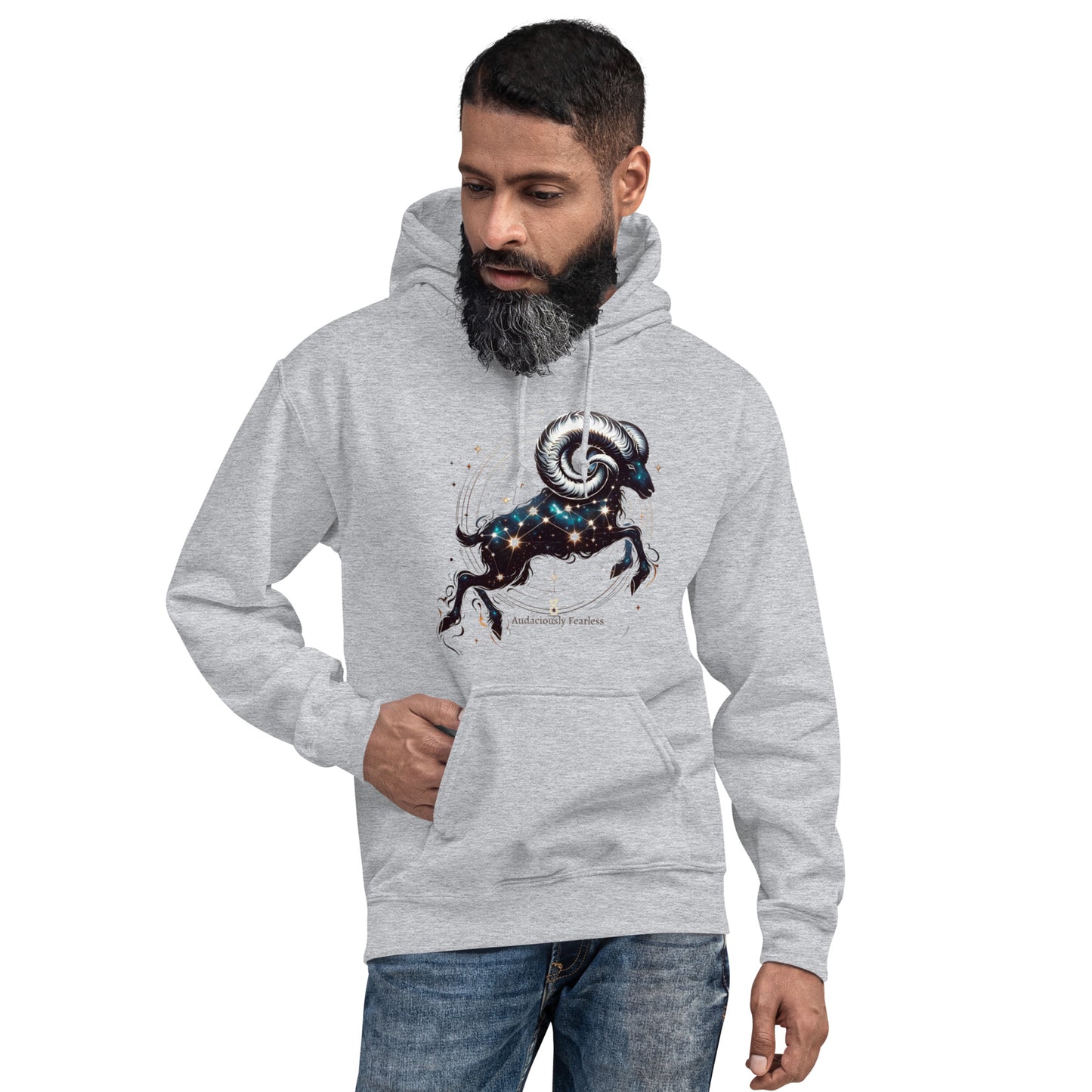 Unisex Aries Zodiac Hoodie - Embodiment of Audacious Spirit