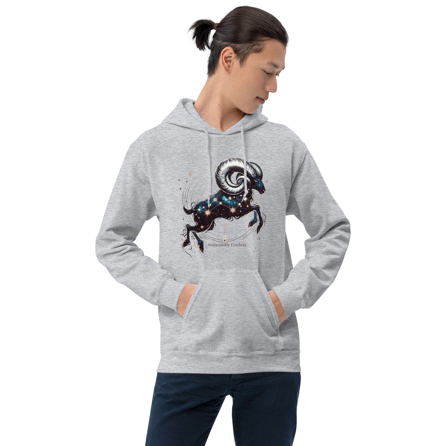 Unisex Aries Zodiac Hoodie - Embodiment of Audacious Spirit