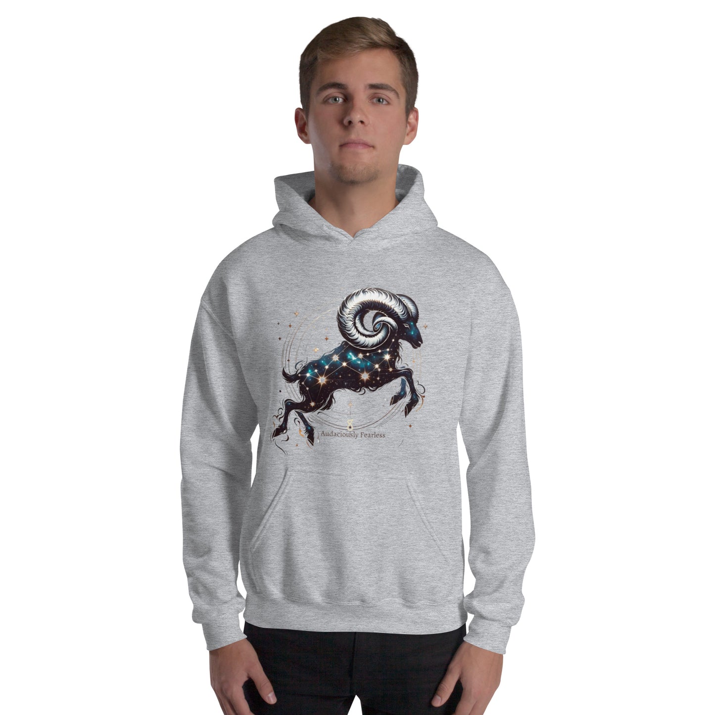 Unisex Aries Zodiac Hoodie - Embodiment of Audacious Spirit