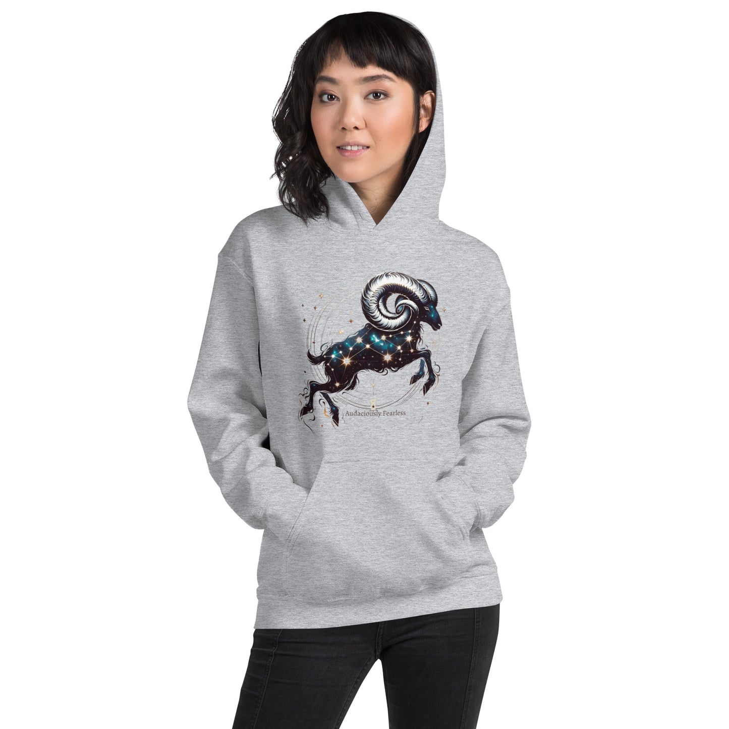 Unisex Aries Zodiac Hoodie - Embodiment of Audacious Spirit