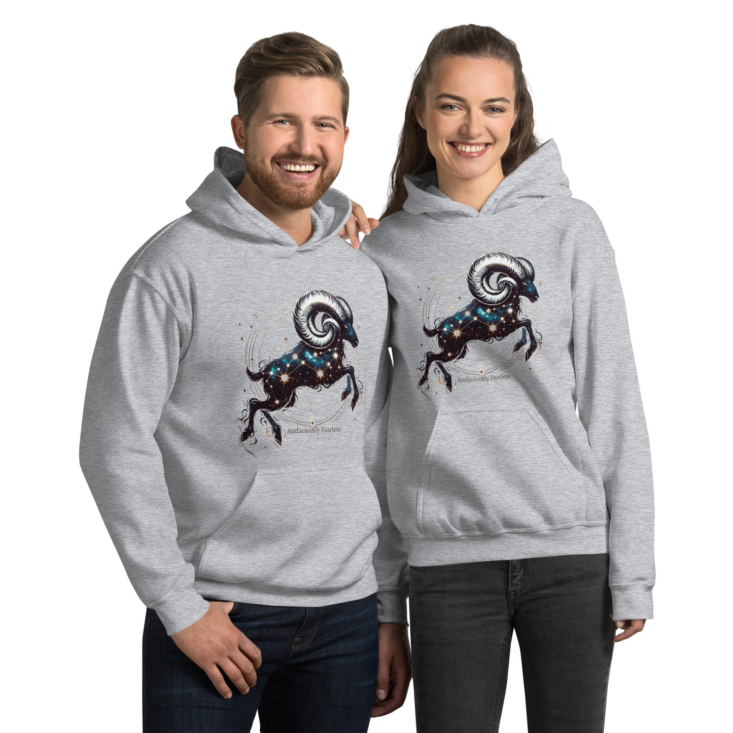 Unisex Aries Zodiac Hoodie - Embodiment of Audacious Spirit