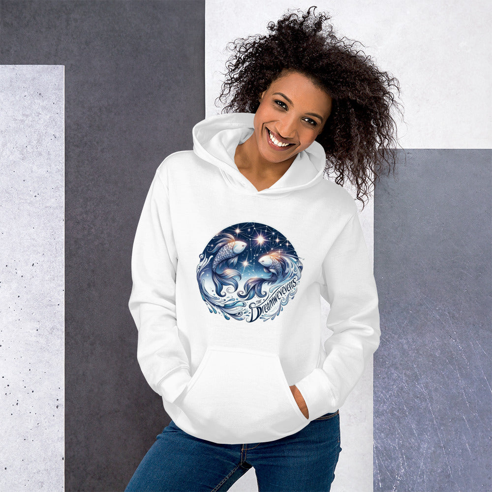 Unisex Mystic Pisces Dreamweaver Hoodie - A Celestial Embrace