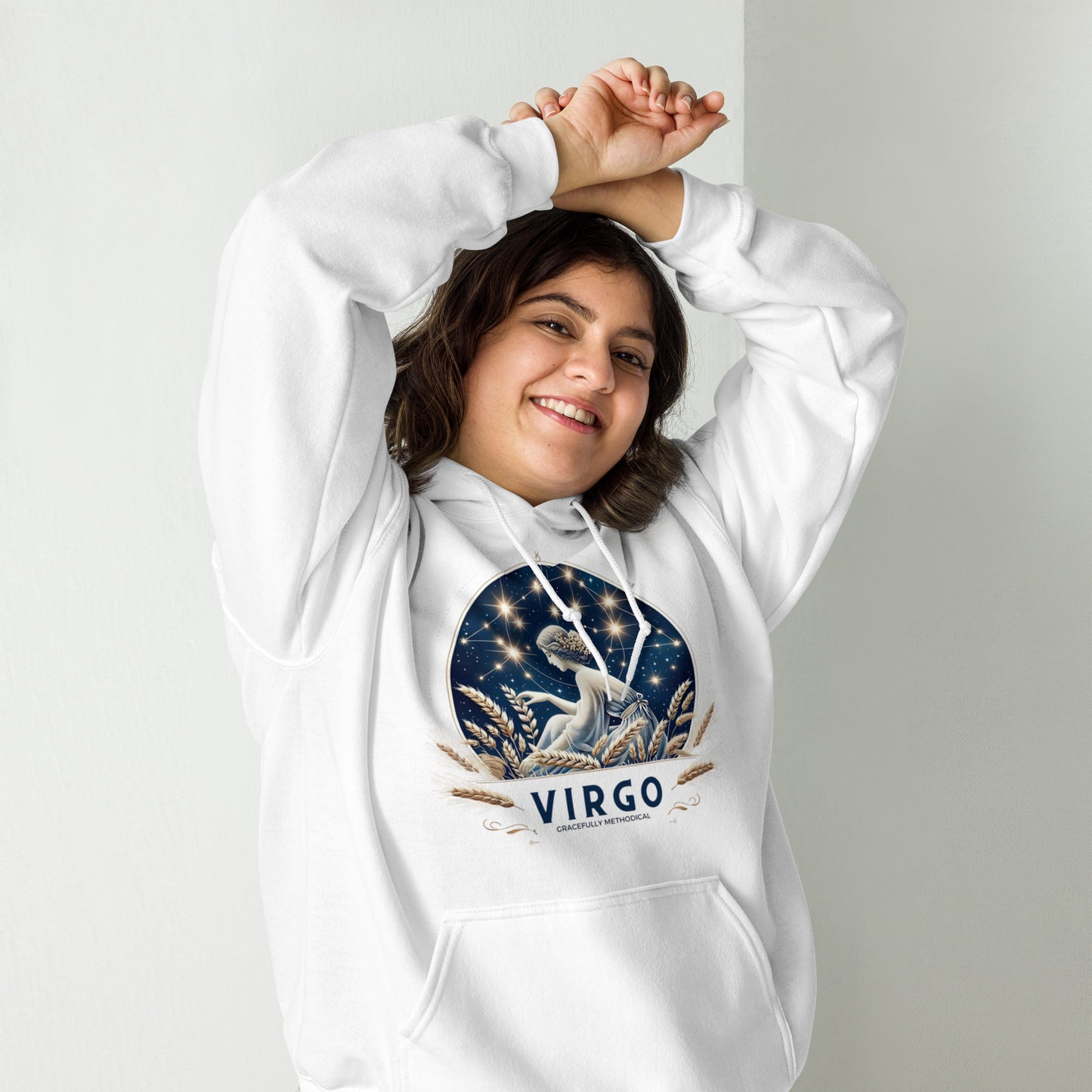 Unisex Virgo Harvest Moon Hoodie – A Tribute to Diligent Souls