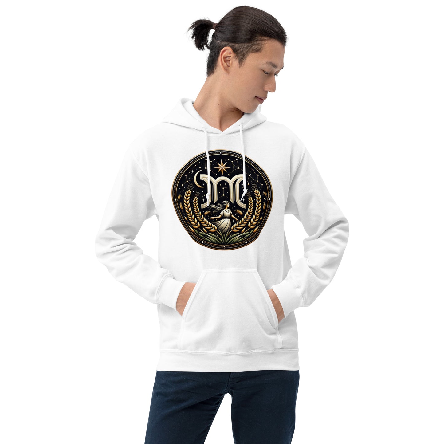 Unisex Virgo Starry Wisdom Crewneck – Embrace Your Inner Sage