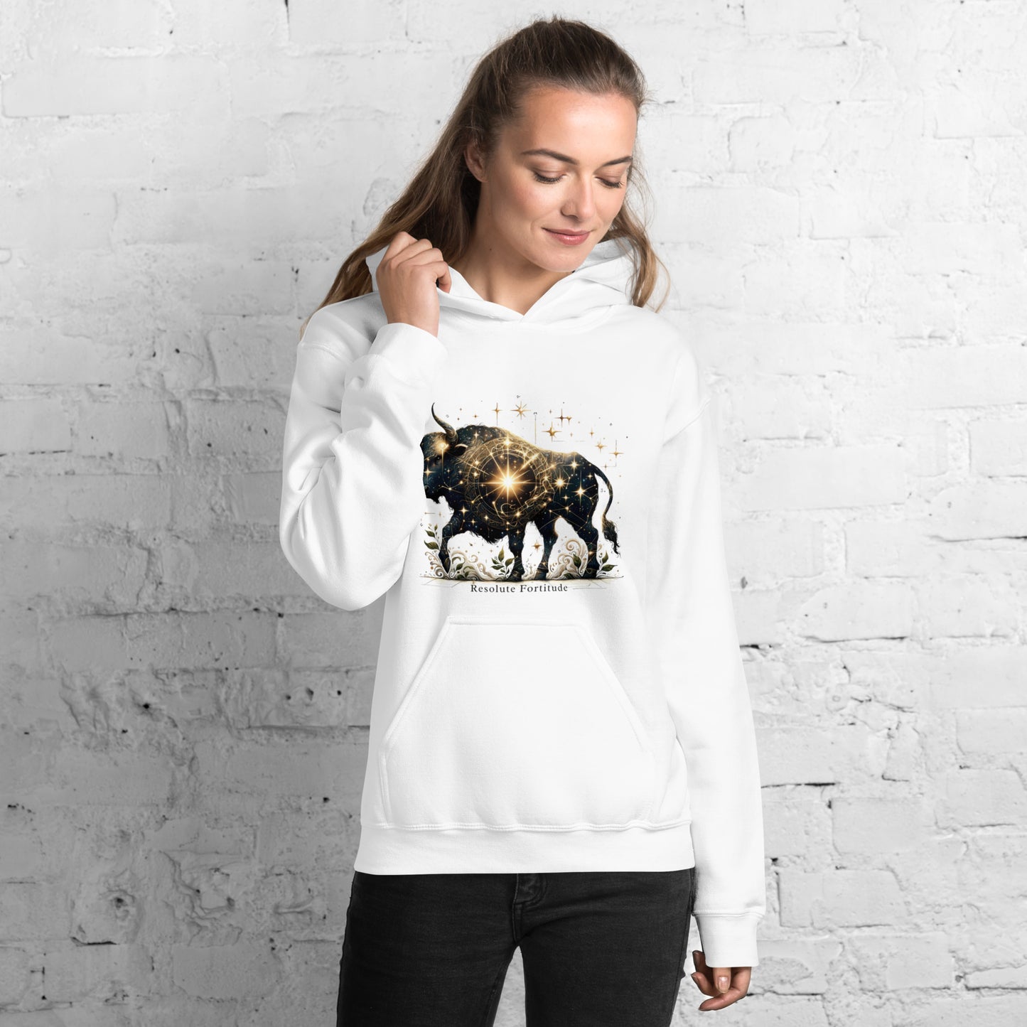 Unisex Celestial Taurus Hoodie - Cosmic Strength