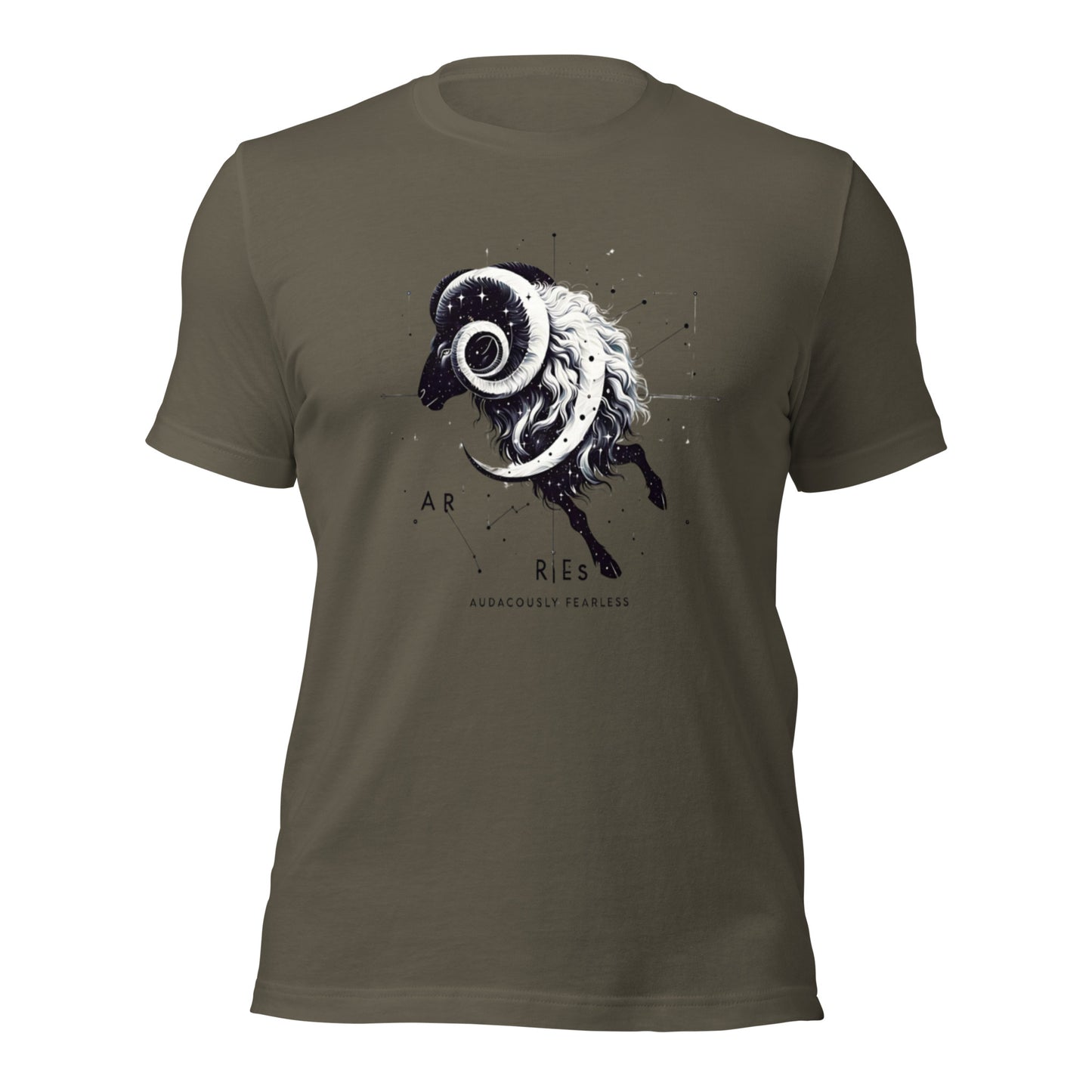 Audaciously Fearless Aries Tee – Dynamic Astrological Design T-shirt