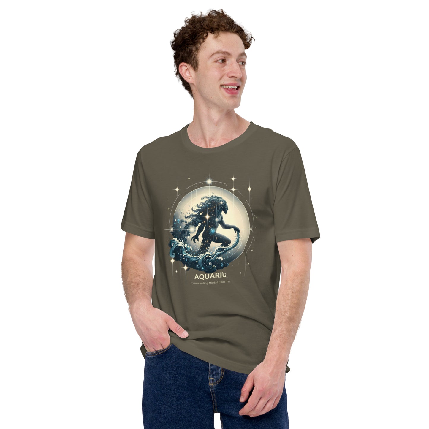 Aquarius Visionary Waves Tee - The Trailblazer's Choice