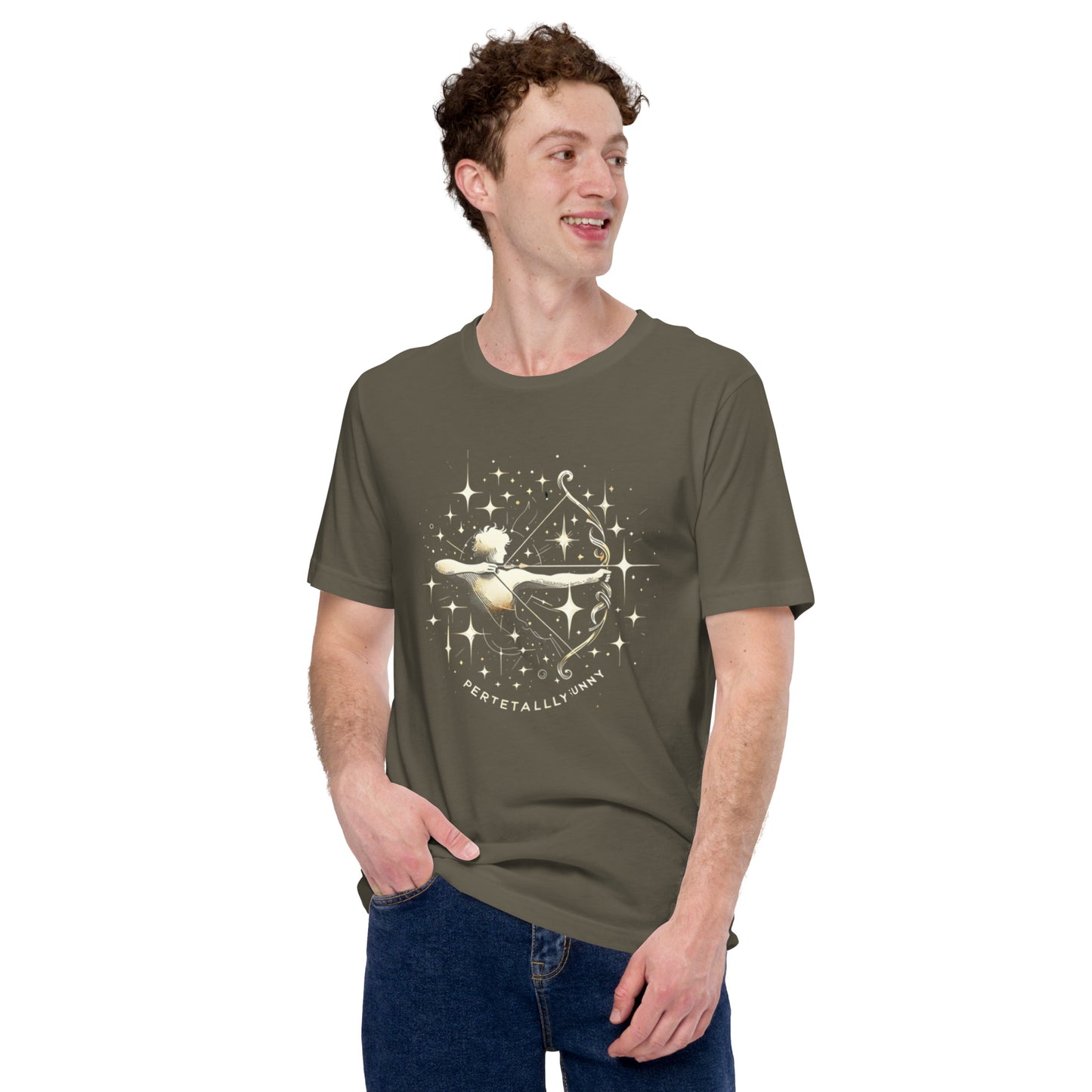 Unisex Perpetually Sunny Sagittarius T-Shirt – The Archer's Spark | Star Sign Series