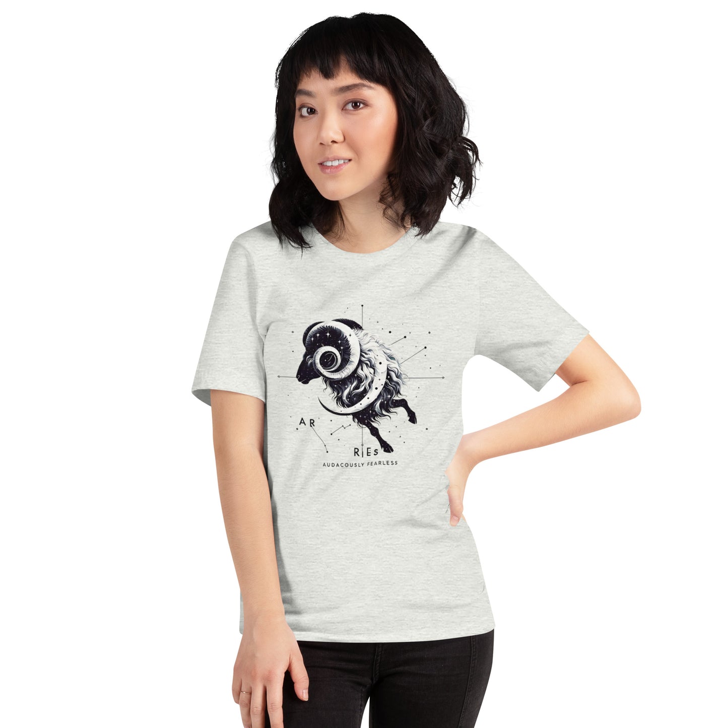 Audaciously Fearless Aries Tee – Dynamic Astrological Design T-shirt