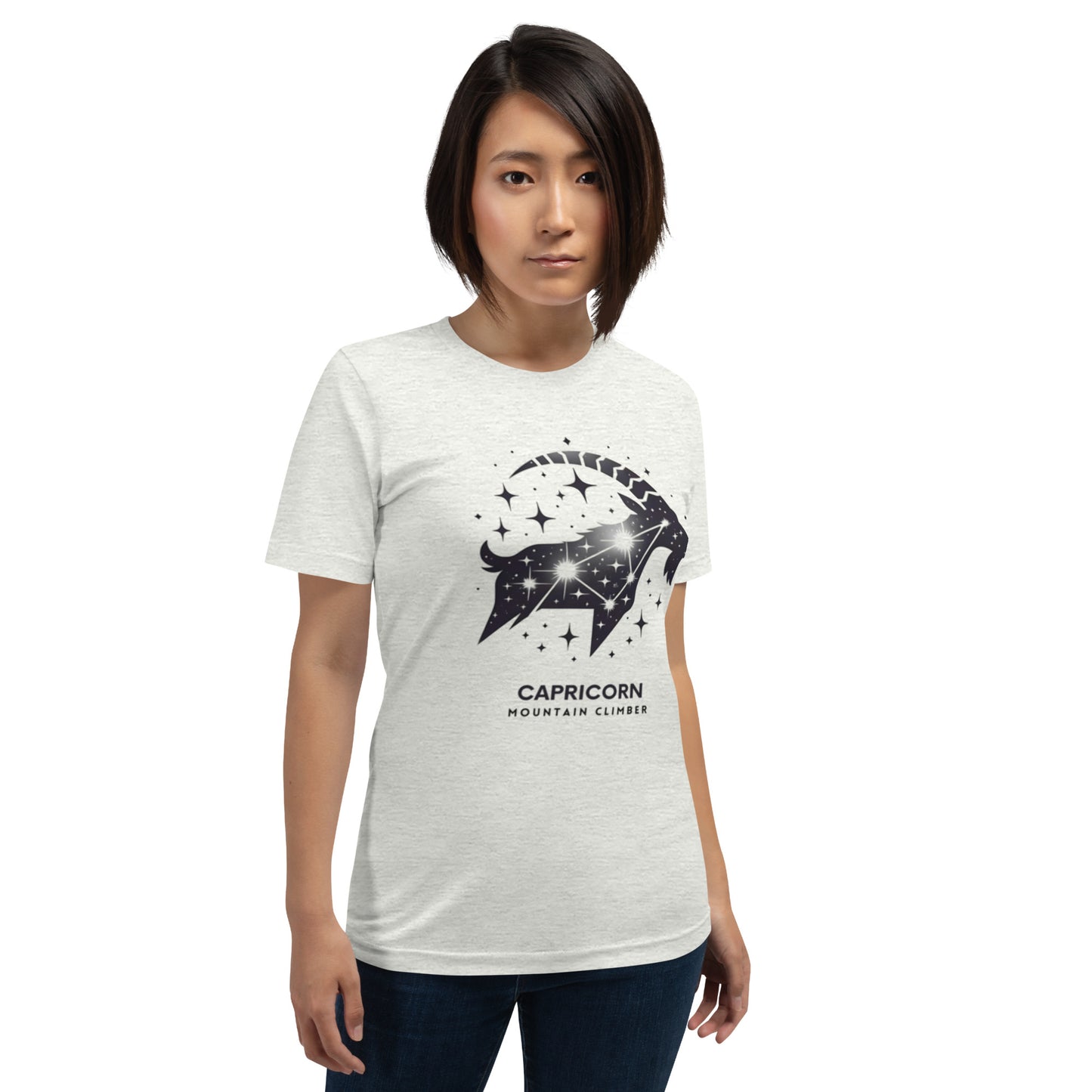 Unisex Capricorn Mountain Climber Tee - Reach New Heights