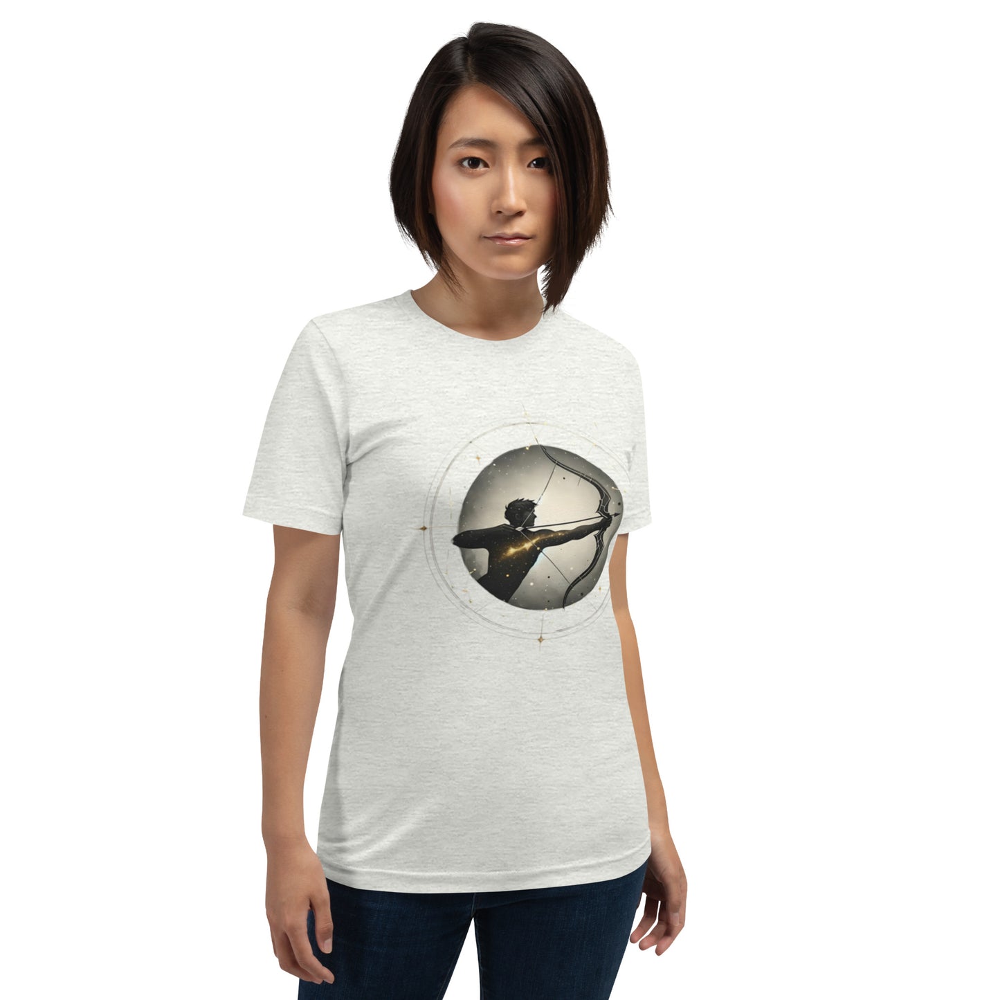 Unisex Sagittarius Archery Tee – Stellar Sagittarian Spirit | Astrological Enthusiast Collection