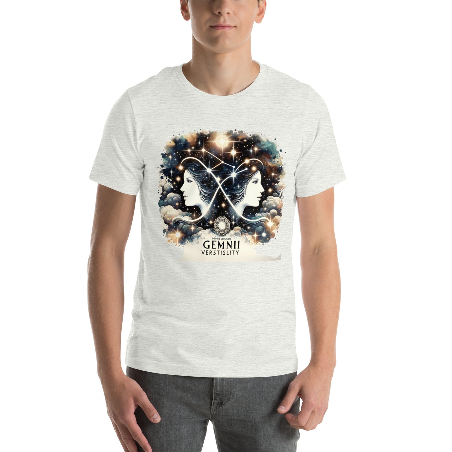 Unisex Dynamic Duality – Gemini Artistic Profile T-Shirt