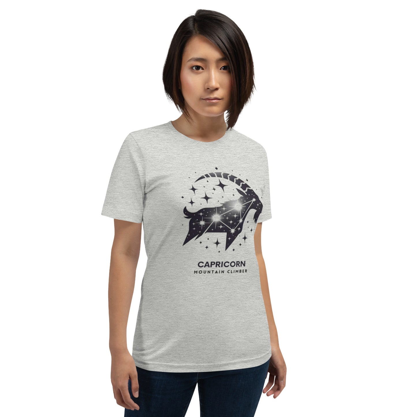 Unisex Capricorn Mountain Climber Tee - Reach New Heights