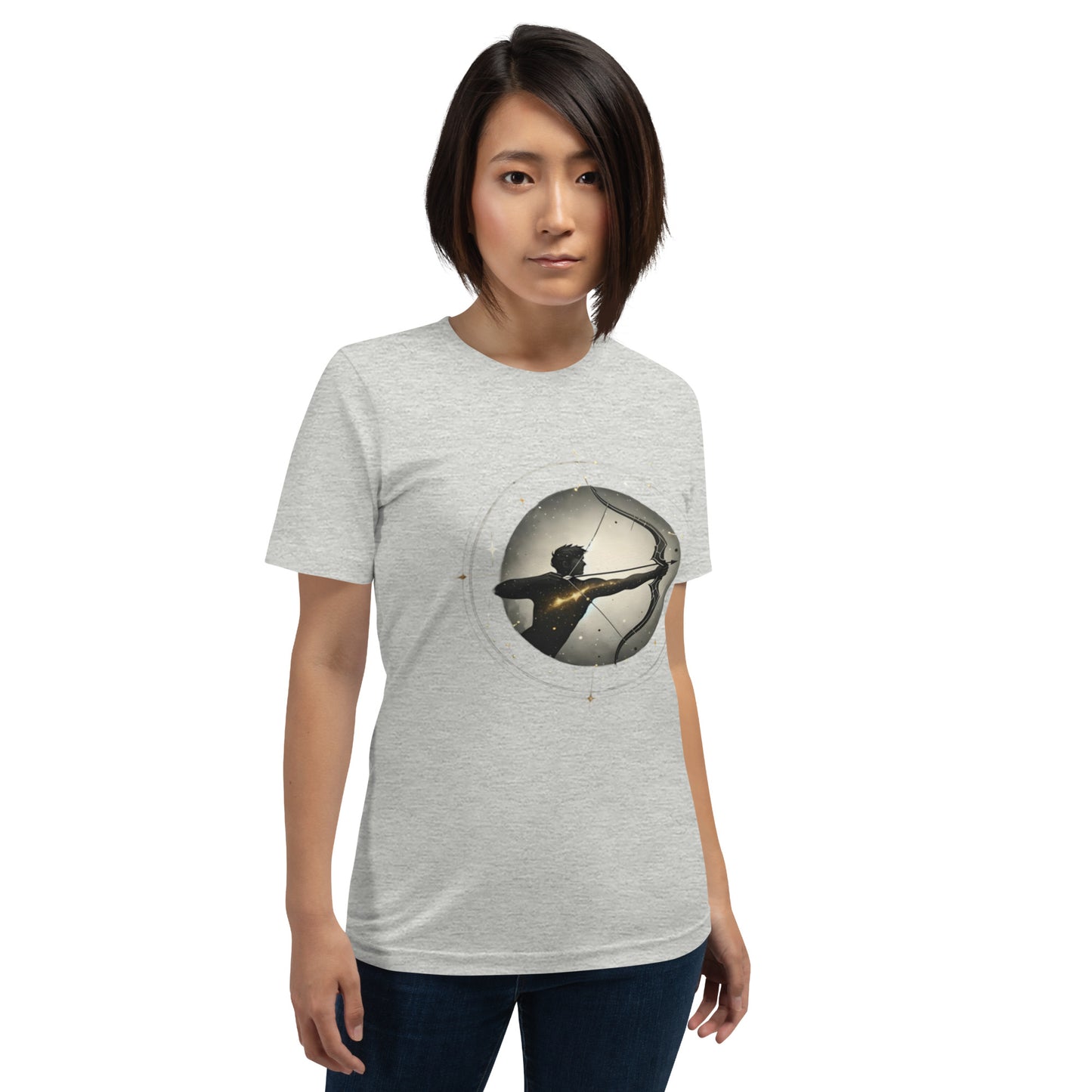 Unisex Sagittarius Archery Tee – Stellar Sagittarian Spirit | Astrological Enthusiast Collection