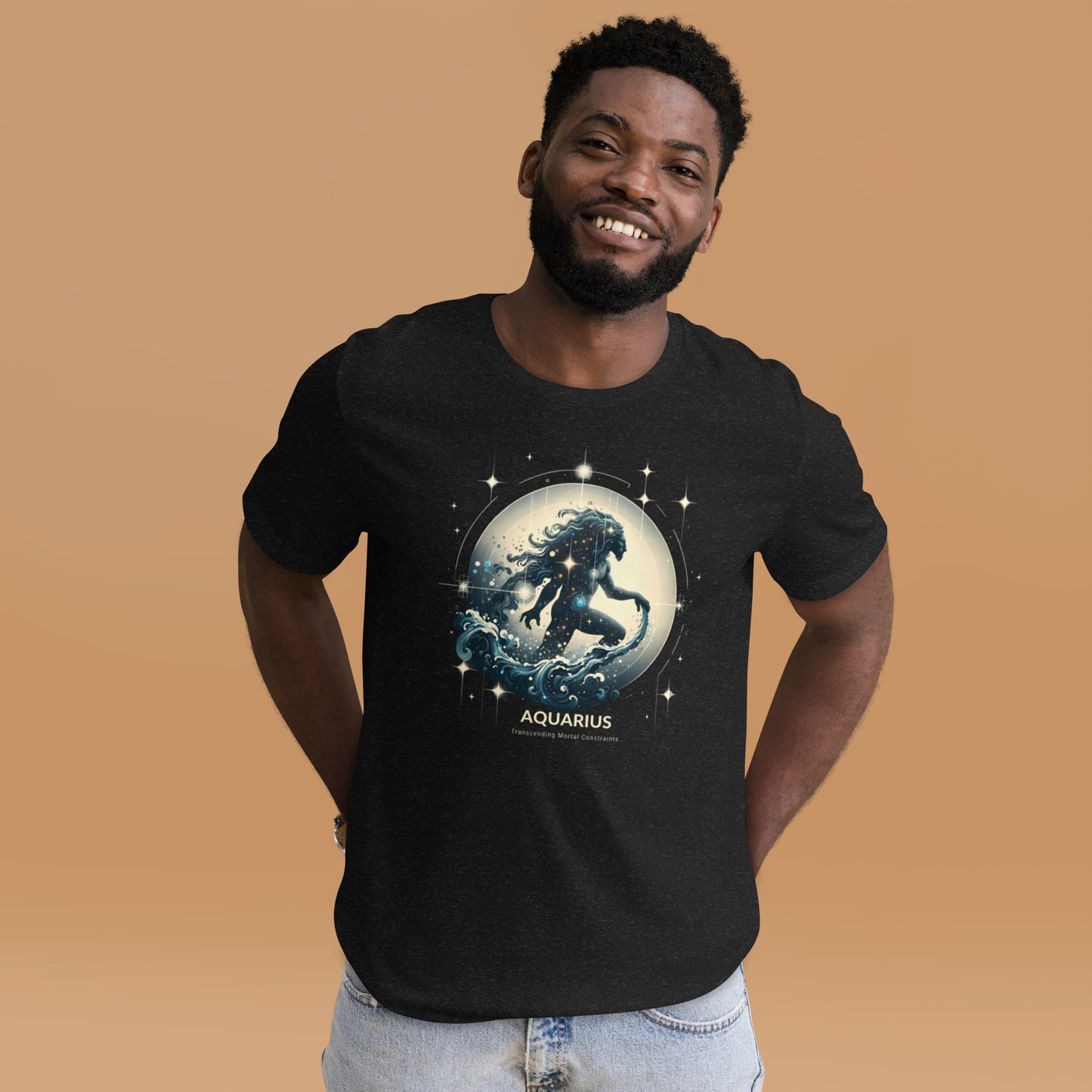 Aquarius Visionary Waves Tee - The Trailblazer's Choice